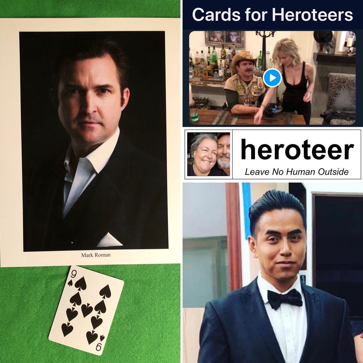 TheMarkRoman's tweet photo. Congrats 18th "Cards for Heroteers" Winner!
Which @Heroteer WON?
autographed Mark Roman photo?
WATCH: https://t.co/gcwNibldDh
NEW #MarkRomanEmpire #podcast w/
#TV #producer #director #writer
@theoscararmando #interview drops Wed!
#OscarArmando #actorslife #LosAngeles #Hollywood https://t.co/eSp0bPntvC