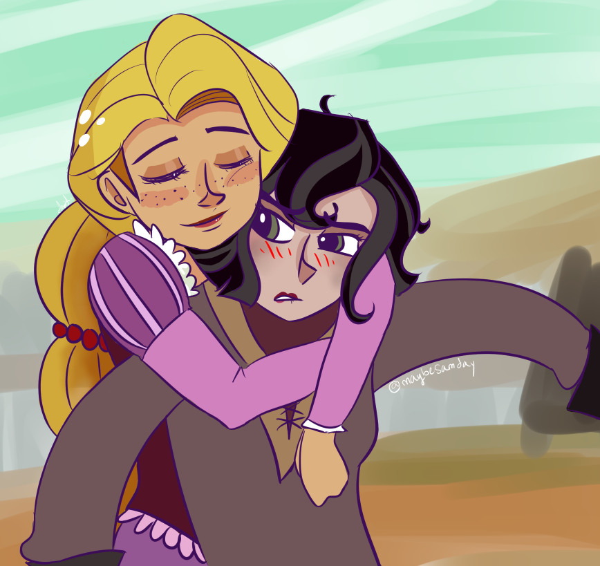 maybesamday's tweet photo. ☀️❤️🌙
#tangledredraw https://t.co/yplhpjxeVW