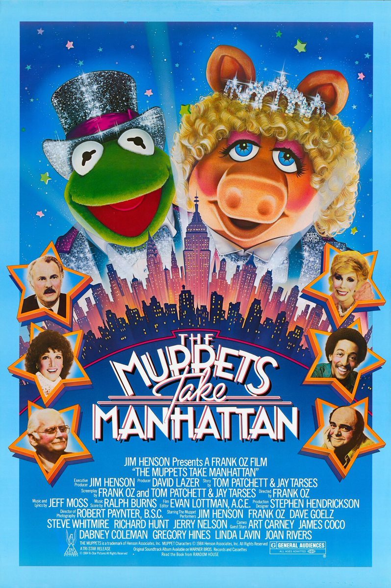 🎬MOVIE HISTORY: 36 years ago today, July 13, 1984 the movie ‘The Muppets Take Manhattan’ opened in theaters!

#LouisZorich #JulianaDonald #LonnyPrice #CherylMcFadden #JimHenson #JerryNelson #DaveGoelz #SteveWhitmire #ElliottGould #BrookeShields #GregoryHines #FrankOz #TheMuppets