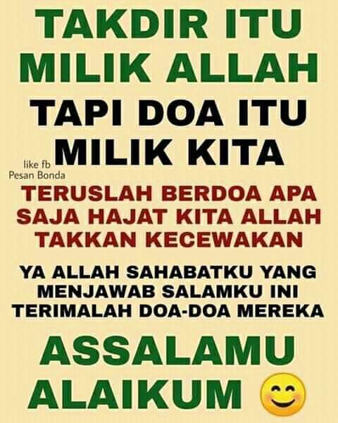 Abizza2's tweet photo. Perbanyaklah berdoa karena doa adalah bentuk iktiar dan ibadah kepada Allah.. https://t.co/mRbnRaVZgz