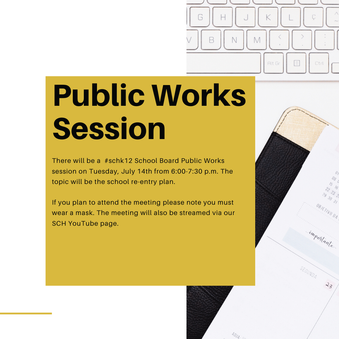 SCHK12's tweet photo. Tomorrow's Public Works session (7/14) presenting the Re-Entry plan will be live streamed via our YouTube Page beginning at 6 p.m. The plan will be available on our website this week with a link to ask questions as well. \\https://t.co/VGlHYuns9i\c\SchoolCityofHammond https://t.co/ZwFnAa85yu