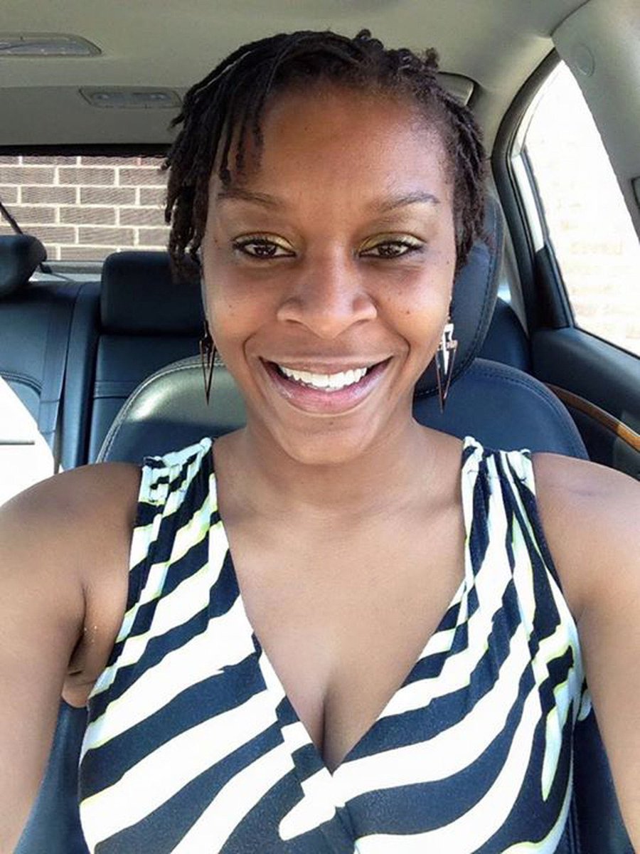 common's tweet image. #SayHerName: On this day five years ago, our beloved sister Sandra Bland died in police custody three days after she was stopped, arrested and jailed for a broken tail light