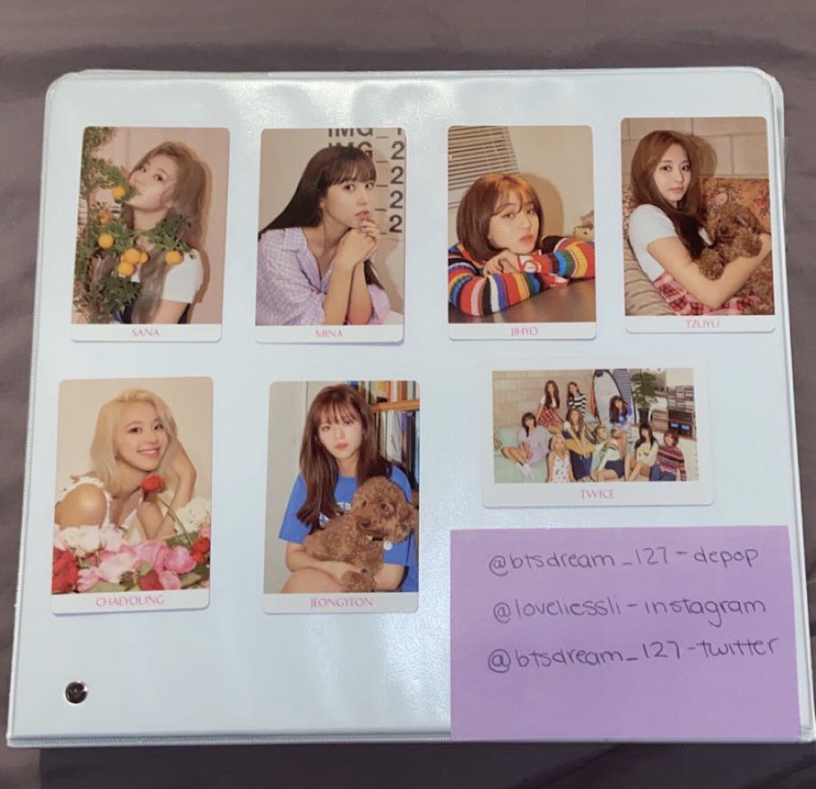 hi everyone! please help me give there these preorder pcs a home! they’re $1 each! :) dm me if interested! <a href="/kpoptradeusa/">photocard trade & sell</a> <a href="/KpoptradeU/">KPOP TRADE USA</a> <a href="/TWICE_trades/">TWICE trading and selling 🌙</a> <a href="/kpoptrades4u/">シ☆ 𝘬𝘱𝘰𝘱 𝘵𝘳𝘢𝘥𝘪𝘯𝘨!🌹🦋</a> <a href="/pctradeusa/">trade / sell usa</a> <a href="/tradekpopusa/">KPOP TRADING!!</a> <a href="/kpopctrades/">kpop pc trading</a> <a href="/kpoptradingusa/">kpop trading acc!!💫💘🦋</a>