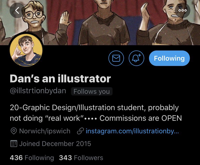  @illstrtionbydan i found dan on good omens twitter and i have to say that the thing i love most about his style is the shading. he’s so good at blending colors and using enough shadows to really catch your eye!!