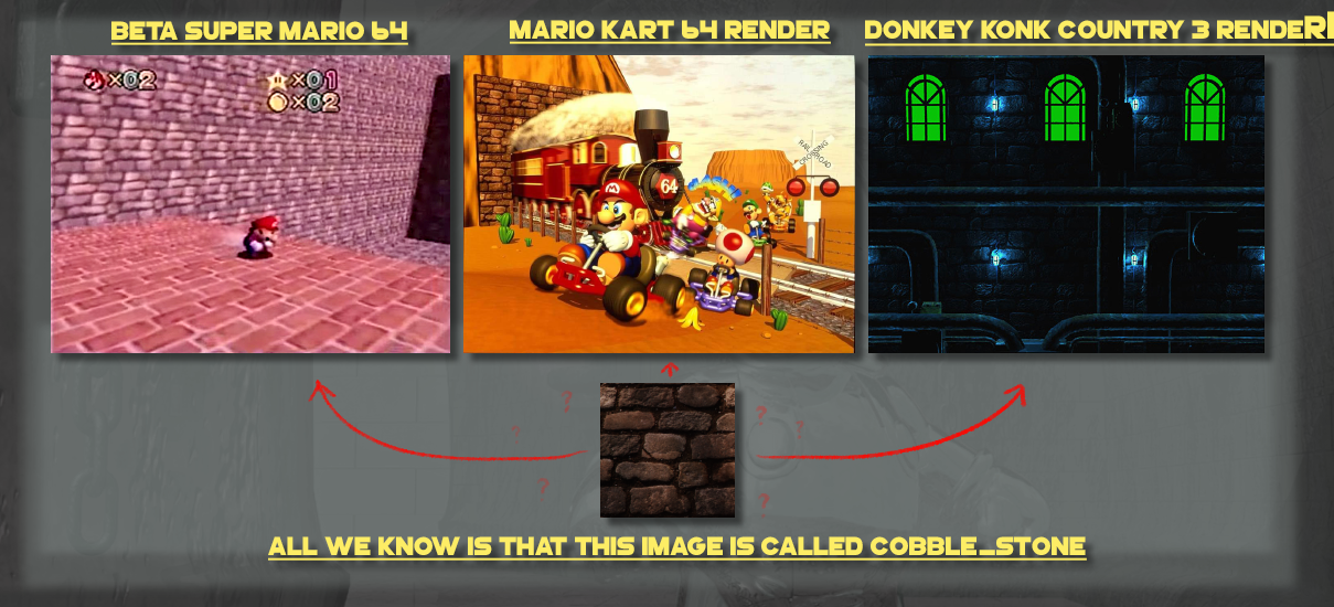 pic Cobblestone Texture Mario 64 sm64 render96 on twitter special