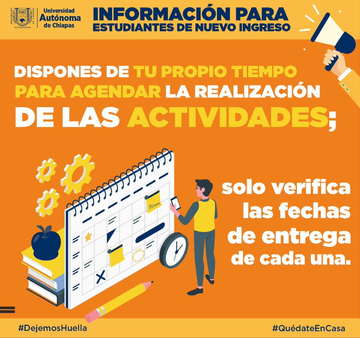 comunica_unach's tweet photo. Si no pudiste ingresar a la plataforma del #MINP, ¡no te preocupes! Las actividades serán reprogramadas.
#ComunidadUNACH https://t.co/xxPCDz2mfp