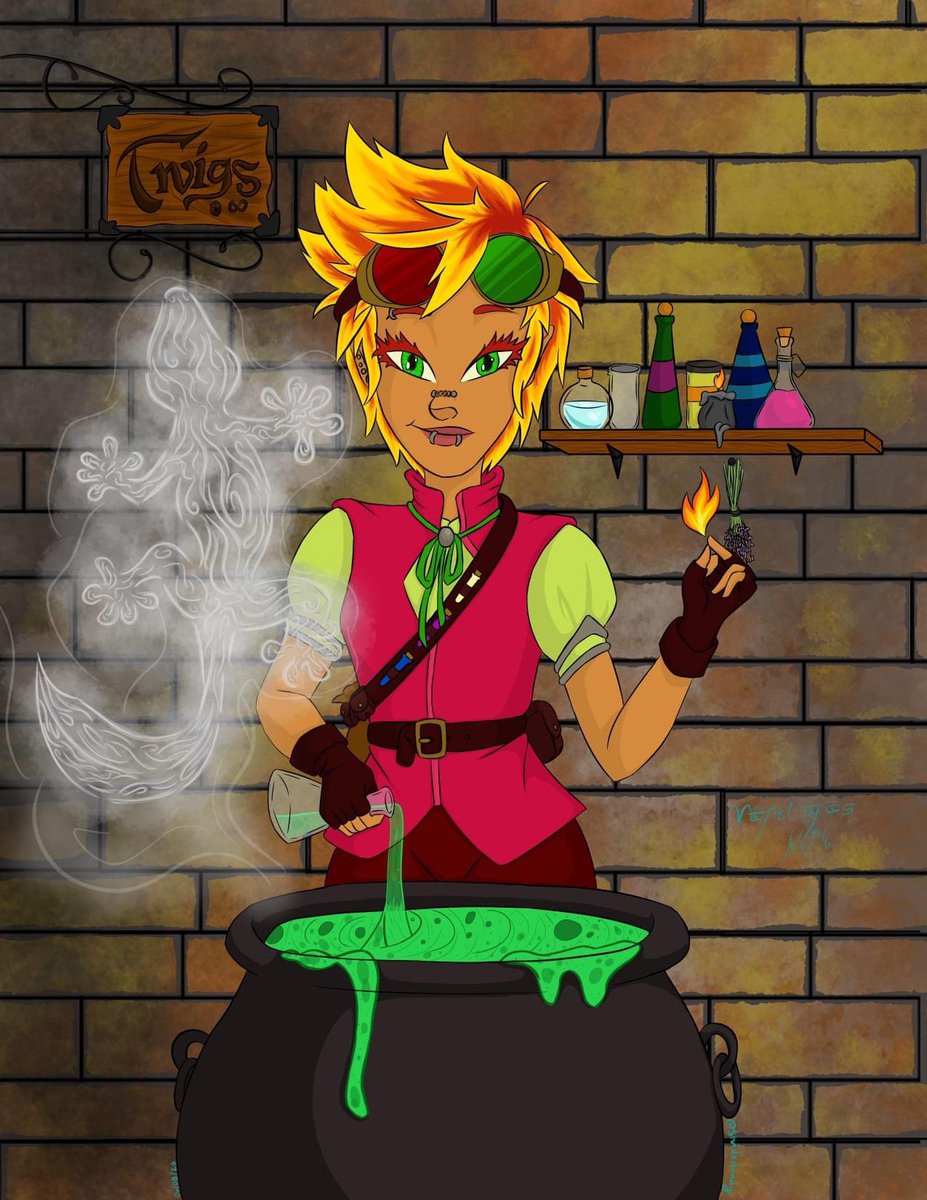 stridedandy's tweet photo. My name is Aaron and I like to draw people’s D&amp;D characters! I love to learn about everone’s adventures. Commissions are open, DM for info! #NobodyArtistsClub #NobodyArtistClub https://t.co/RLtbkBnXqr