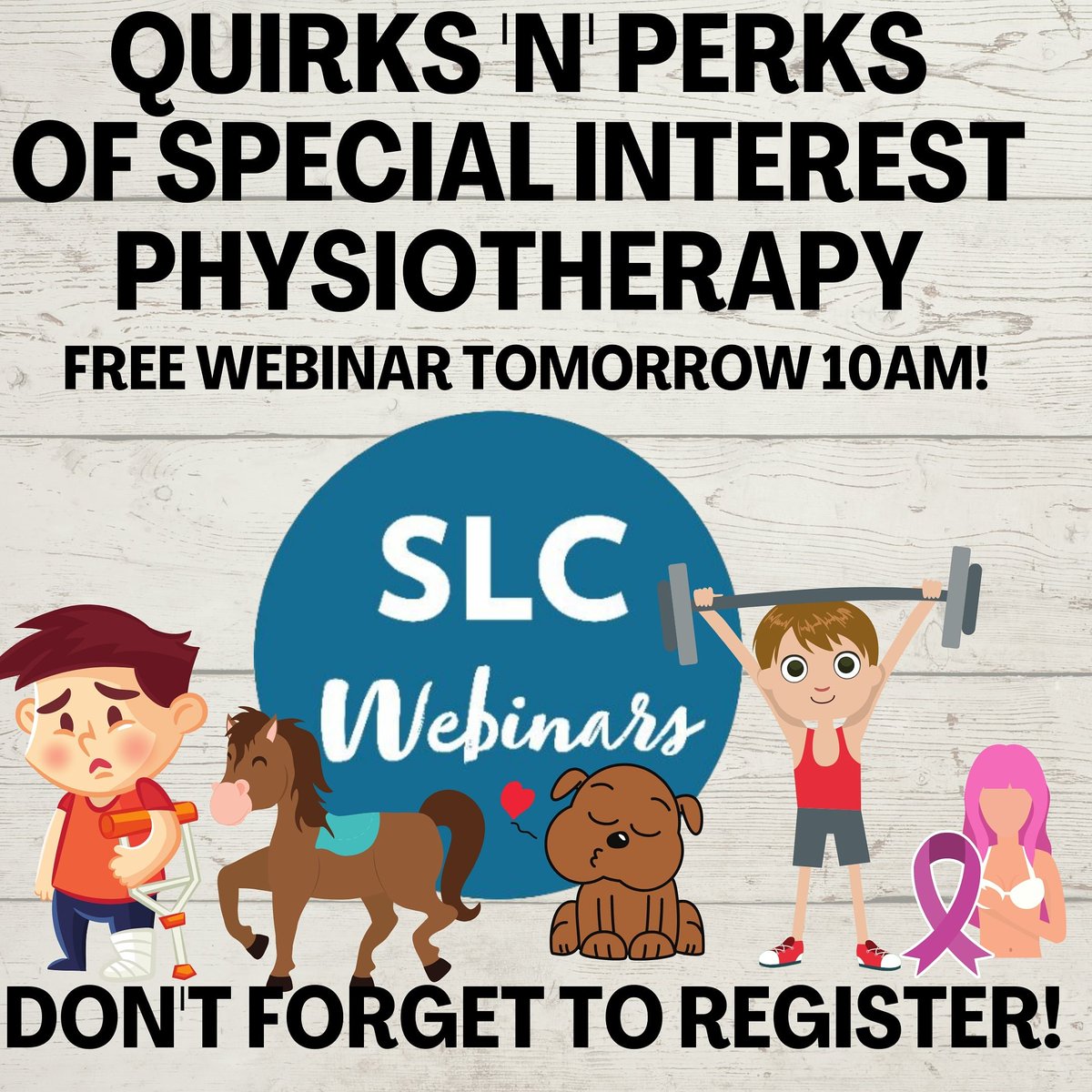 UCphysioclinic's tweet photo. Register now to secure you spot! DON'T MISS OUT! https://t.co/pzvR54XSs8

#universityofcanberra #slcwebinars #physiotherapy #UC #lifeisgood https://t.co/0ElnLeZjnP