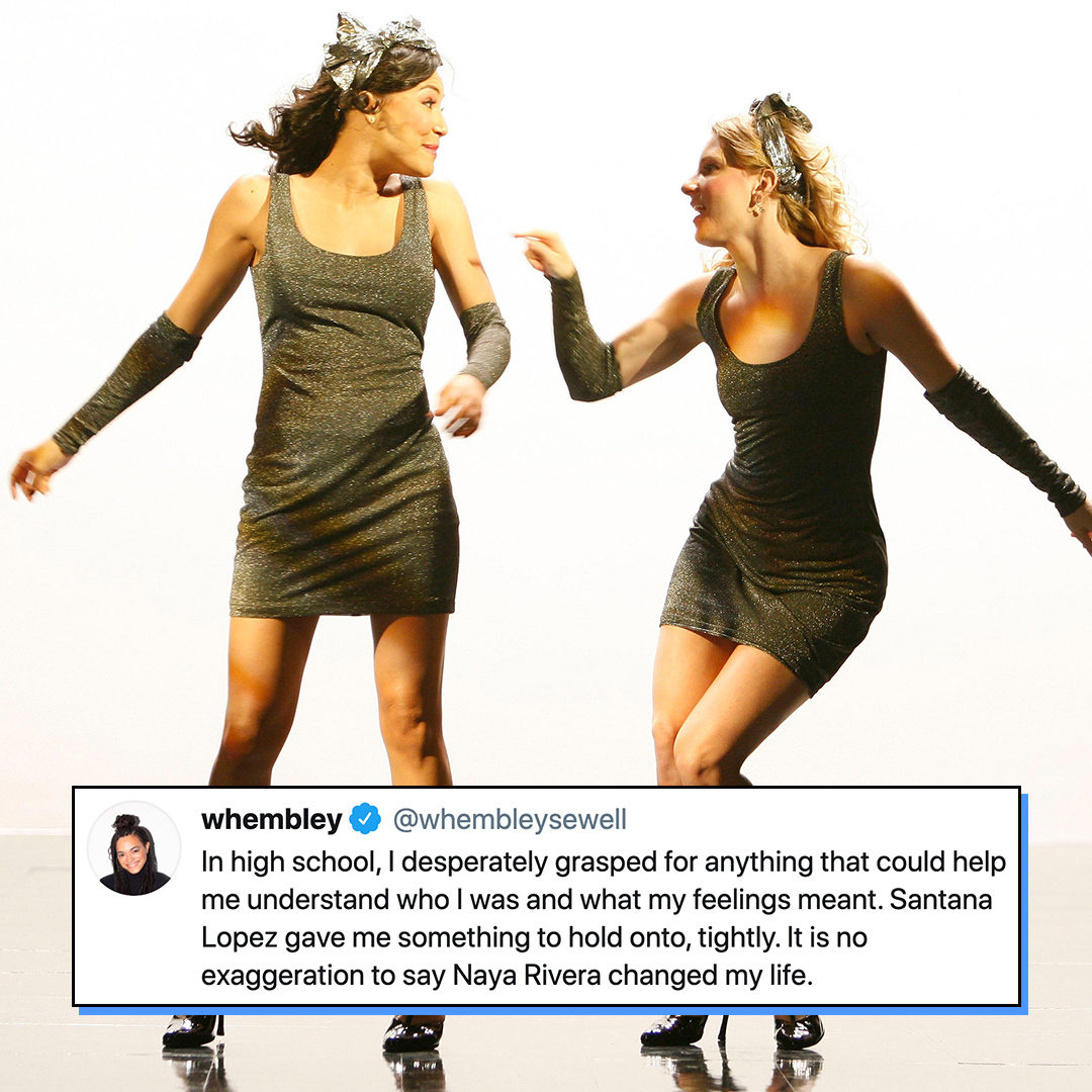 enews's tweet photo. More than a character on Glee: "Naya Rivera changed my life." https://t.co/DZeqUffsSp