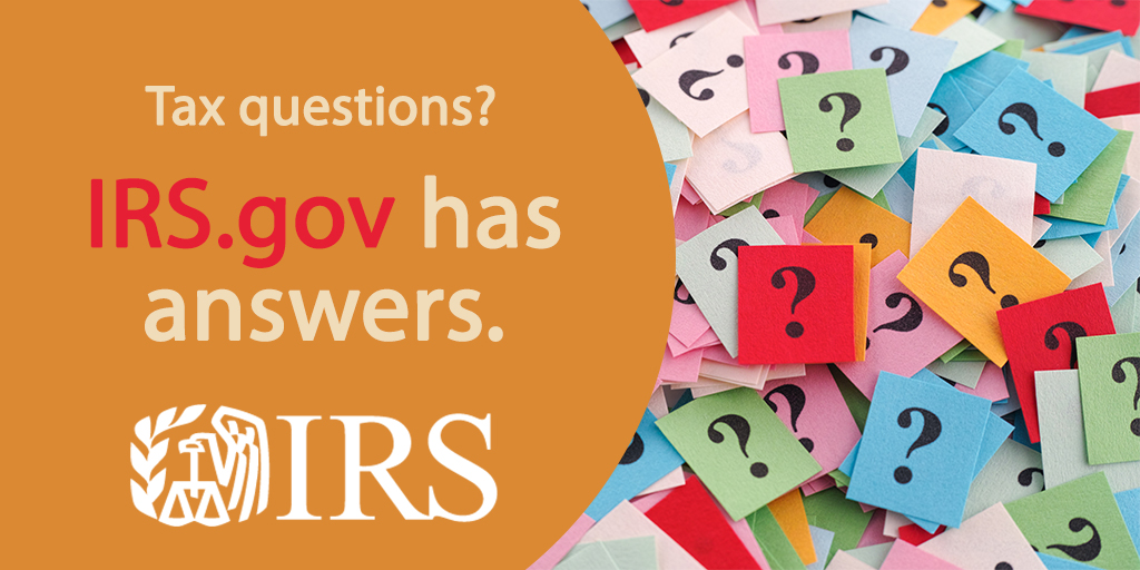 IRSsmallbiz's tweet photo. Have tax questions? Find answers using the #IRS Interactive Tax Assistant or checking Frequently Asked Questions on https://t.co/SFxDC4cYIP. Read: https://t.co/d3P2y1Oe6O https://t.co/AWdYdkEBYD