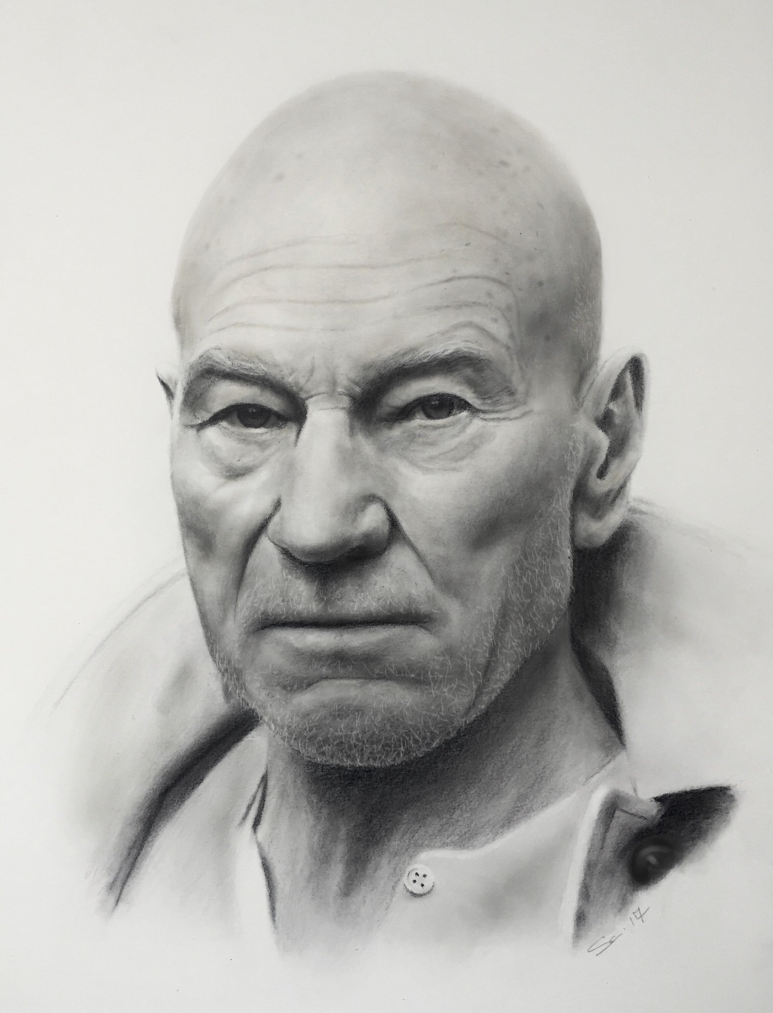   Happy Birthday Sir Patrick Stewart. A little artwork your way my friend. 