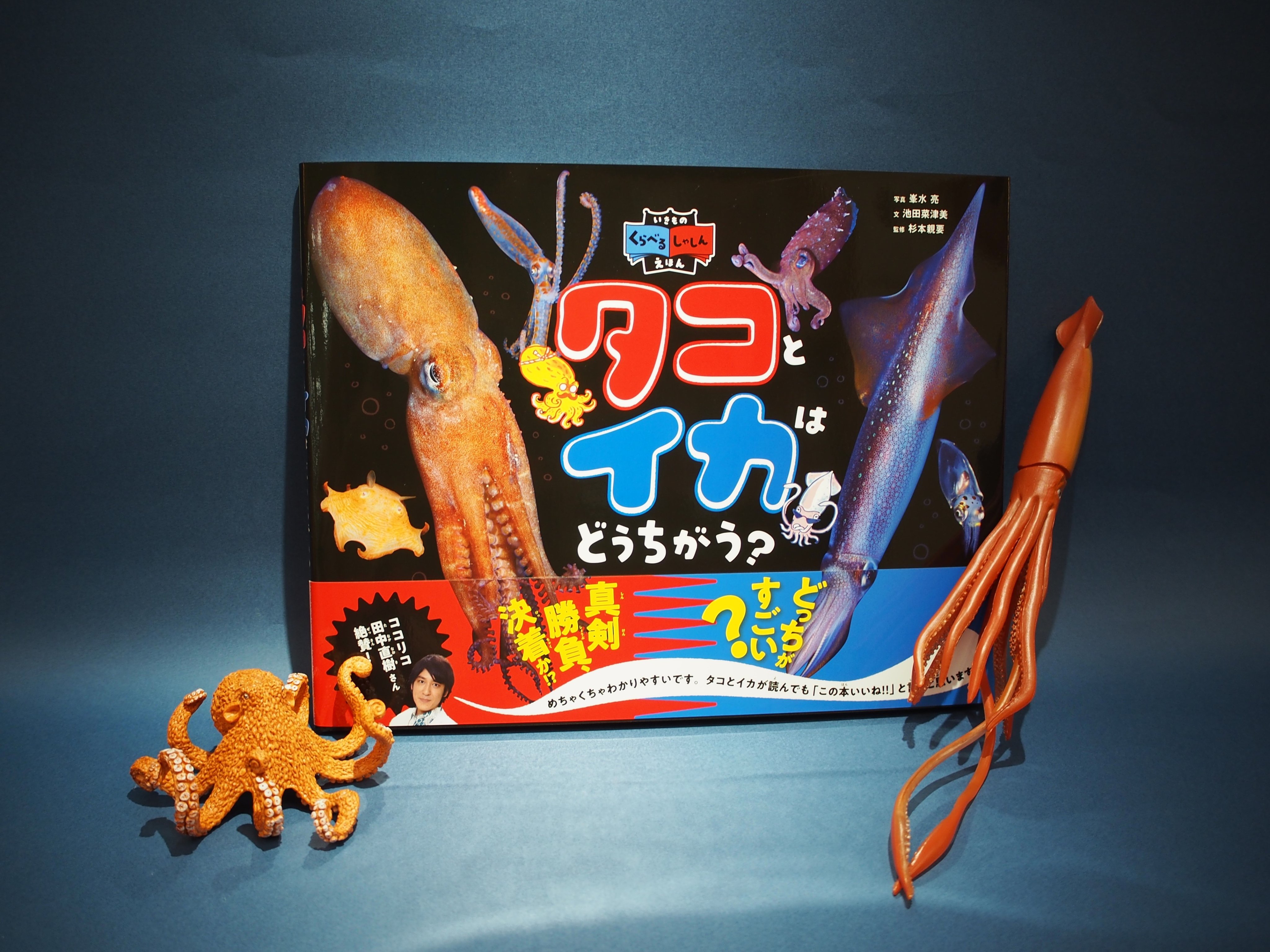 ポプラ社こどもの本編集部 タコのスミはえんまく では イカのスミは よく見て くらべて 理解する そんな科学の基本が身につく 新しい写真絵本が誕生しました たっぷりの写真 イラストと 大人も知らないタコイカの最新知識がぎっしりつまっ