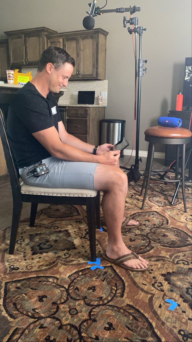 KelliMasters_'s tweet photo. What a day with @NFLFilms &amp; @Tress_Way ! Amazing interview full of laughs, tears and so many great stories. Cannot wait for y’all to see this! #KMMfam https://t.co/Aiu3txEaOm