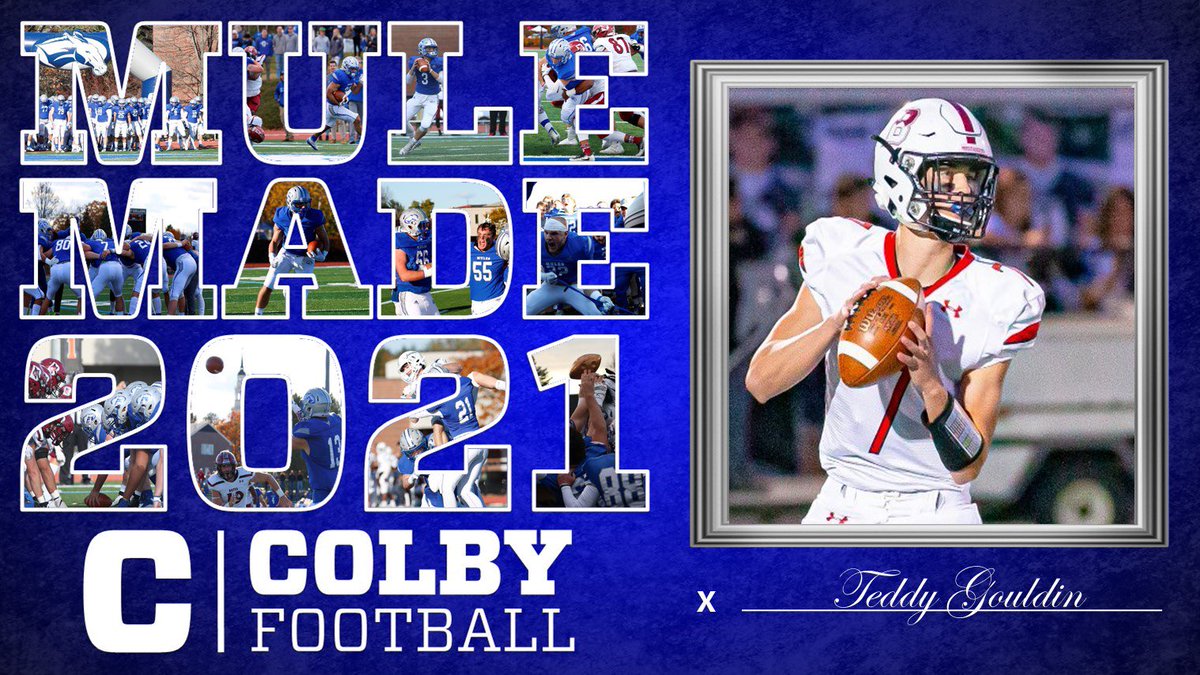 tgouldin_7's tweet photo. Honored to have received an offer from @Colby_Football Thank you so much @CoachSheeks Go Mules! https://t.co/4YzwWWVpvy
