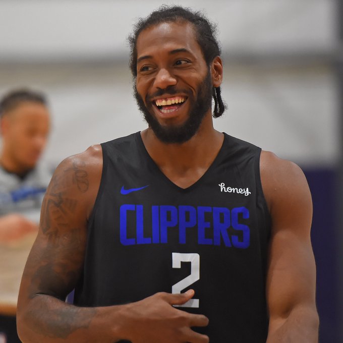 BleacherReport's tweet photo. Fun Guy is all smiles in the bubble 🙂

(via @NBA) https://t.co/462mQrmLZk