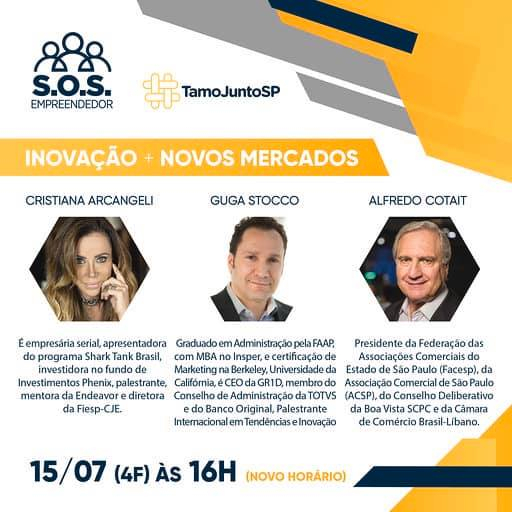 conexaoebr's tweet photo. 🚨 ||[SOS EMPREENDEDOR]||
🚀 Inovação e Novos Mercados 

7º episódio em novo dia e horário:

...|| 15/07, quarta-feira às 16h ||...

✍Inscreva-se
https://t.co/qoCHM1SI5P

➕ SOS TECH, DROPS, NUTRI e CASES Especiais!

#sosempreendedor #fje #acsp #tamojuntosp #sosempreendedor https://t.co/sAUL040IoX