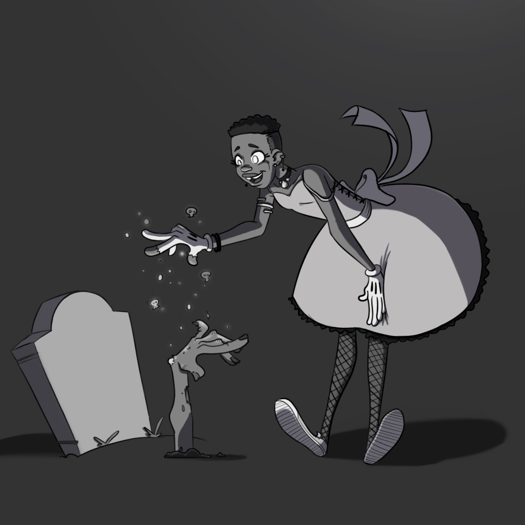 Another_wan's tweet photo. Hi! I'm a Jamaican illustrator/concept artist. I like making D&amp;D characters, drawing backgrounds and storyboarding. Aimations coming soon! #NobodyArtistClub https://t.co/A6uNaUMV8M