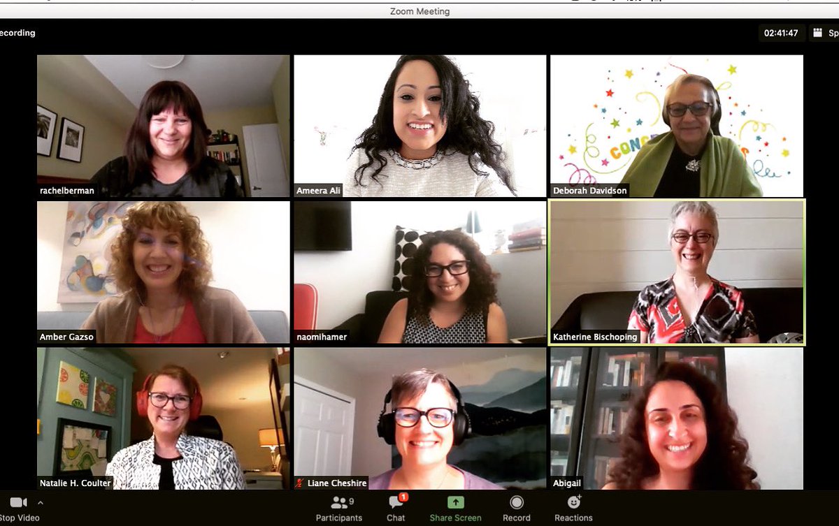 A big congratulations to Dr. Ameera Ali on her successful Zoom doctoral defense today in Gender, Feminist, and Women’s Studies <a href="/yorkufgs/">YorkU Grad Studies</a> <a href="/yorkugender/">YorkU GFWS</a> I was honoured to be the external examiner w/ <a href="/nhccommstudies/">Natalie Coulter</a> @RCBYYZ #picbooktheory #kidlitprof