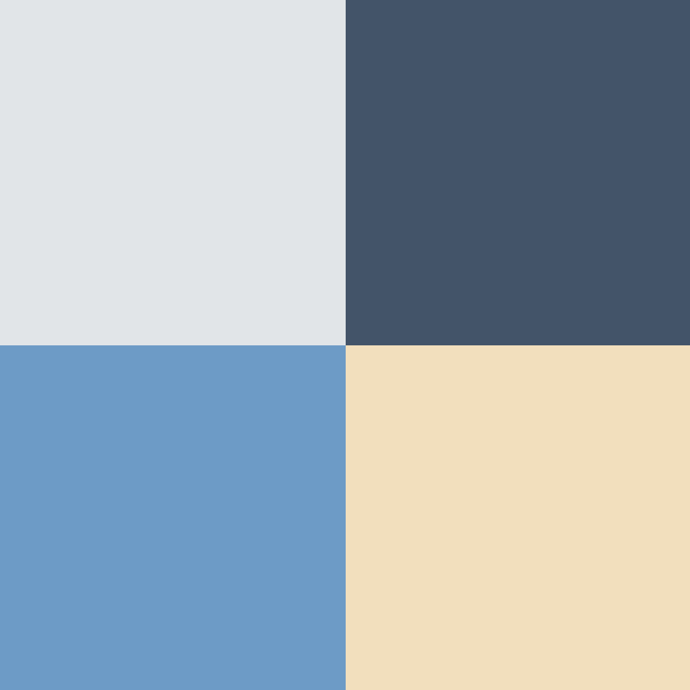 pixeltogether's tweet photo. Winter Colour Palette 2020
#e1e5e8 #435469 #6d9bc6 #f2dfbd
#colour #colourdrop #palette #winter #webdesign #design #ui #inspiration #SEO #nocode #pixeltogether #servicedesign #ux https://t.co/xqK0XCwHtX