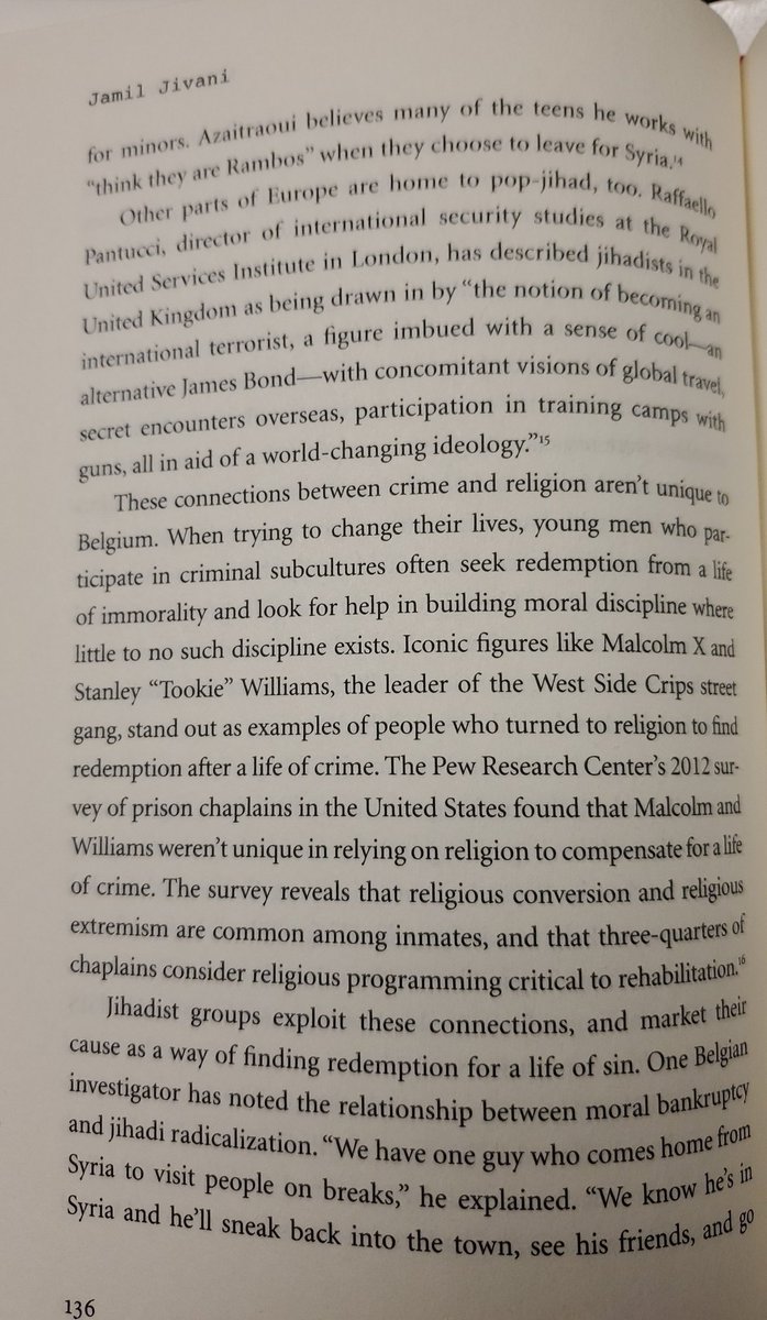 He not only sees this "gang culture" of Hollywood and...uh...Jadakiss as a mode of violent indoctrination, he literally draws connections between hip-hop culture and ISIS.