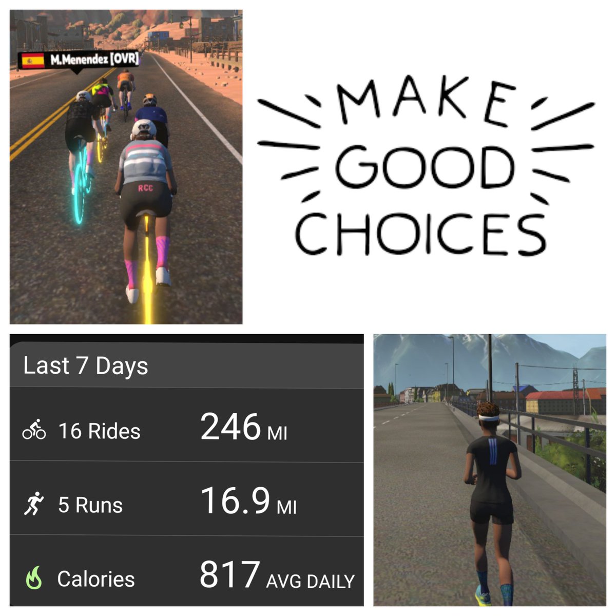 5kfanatic's tweet photo. Wkly check-in: Do something your future self will thank you for. Make good choices.  #selfcare #philippians413 #5kfanatic #RideOn 🙏🏾🚴🏾‍♀️🏃🏾‍♀️ https://t.co/v6eFVVm4R2