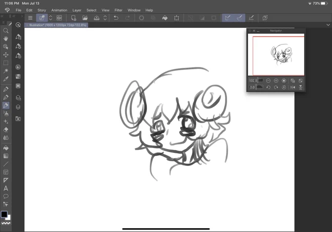 I was trying to draw Dom 