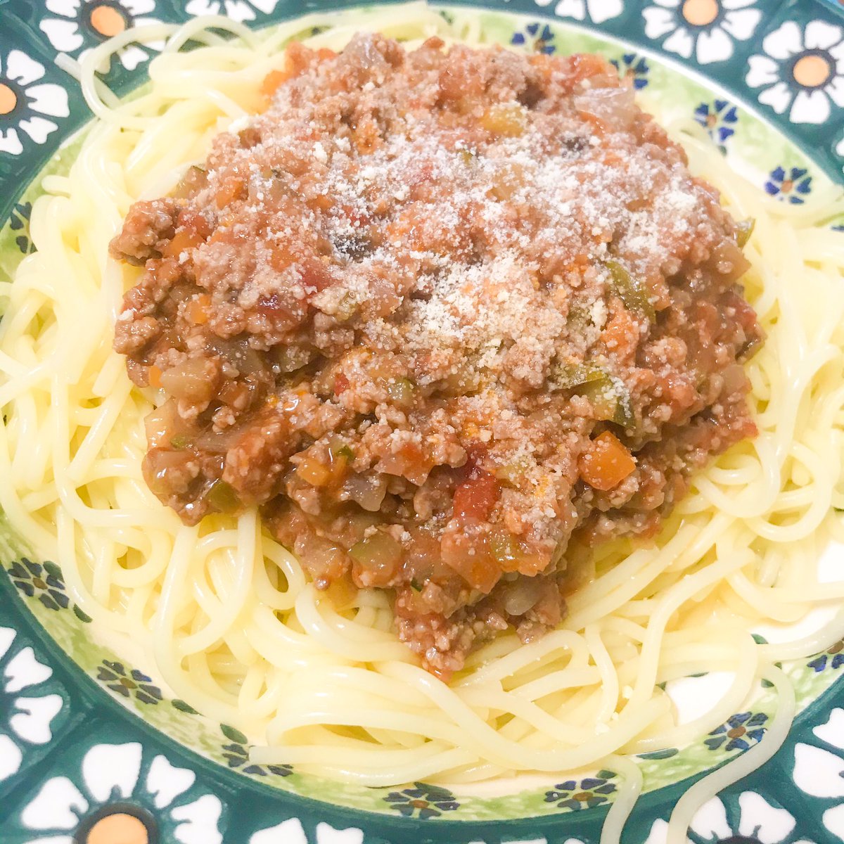 ooorangeee1234's tweet photo. お昼は一昨日作ったミートソース🍝

ちなみに一昨日はラザニア作ったけど、1番下に豆腐入れました！

#紀文
#糖質ゼロ麺
#ダイエット飯
#食べて痩せたい
#ダイエッターさんと繋がりたい https://t.co/MbyVfRjZCS