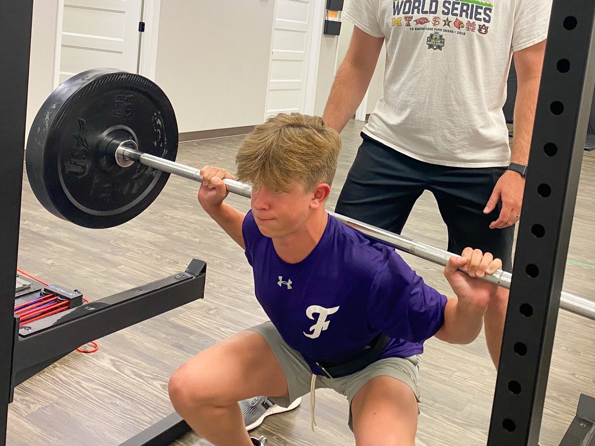 btgpeds's tweet photo. We celebrated Tristan’s 16th birthday with a GRUELING round of performance tests this evening. After zeroing in on his #1RM on several Olympic lifts, we tested his 40 YD &amp; 60 YD... and for fun, his vertical. NOW IT’S TIME TO GET TO WORK! 

#BTGSRD #HardHardWork #StudentAthlete https://t.co/xbKWu1S4p9