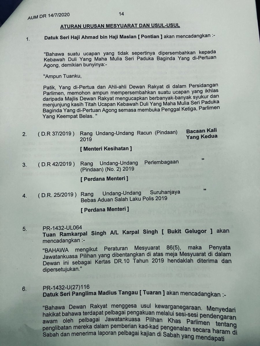 madiustangau's tweet photo. Usul Kewarganegaraan saya no.6 dpd 24 usul yg di cadangkan dlm persidangan kali ini. Tujuan utama usul ini ialah meminta Dewan Rakyat membuat ketetapan supaya IC yg ada skrg ditarik blk dan diganti dgn IC bersekuriti tinggi. Kesemua pemilik IC skrg perlu memohon blk . https://t.co/wABZ1AbGNu