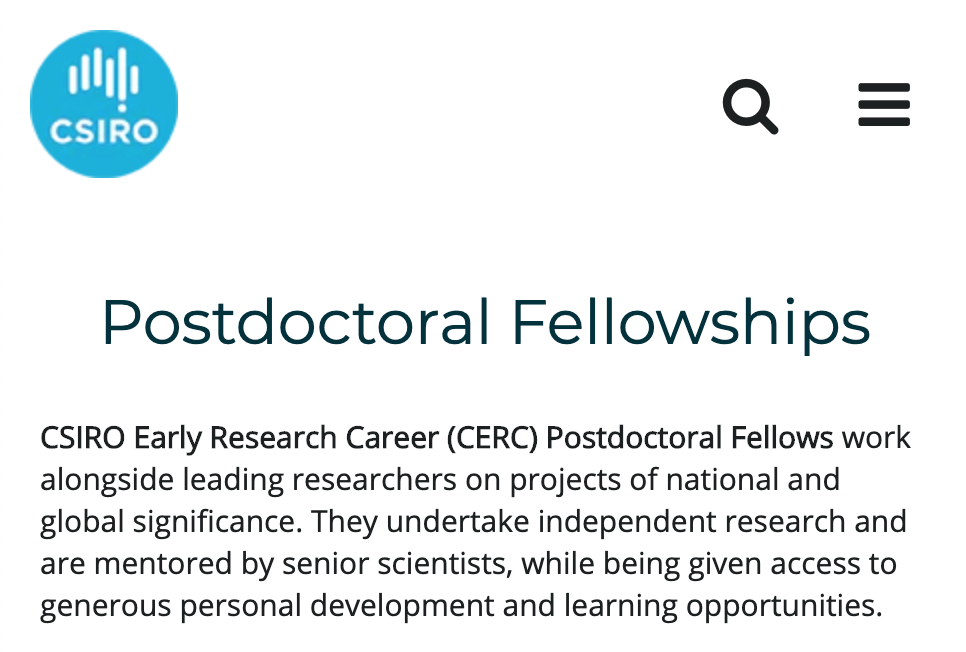 CNZdenek's tweet photo. 35 new post-doc positions across Australia with @CSIRO  just announced!! Ranging from reef sustainability science, to ageless electronics, artificial intelligence, and social sciences. #AcademicChatter #Academia  https://t.co/qHayJTfRga https://t.co/D7Rgs0PD4Y