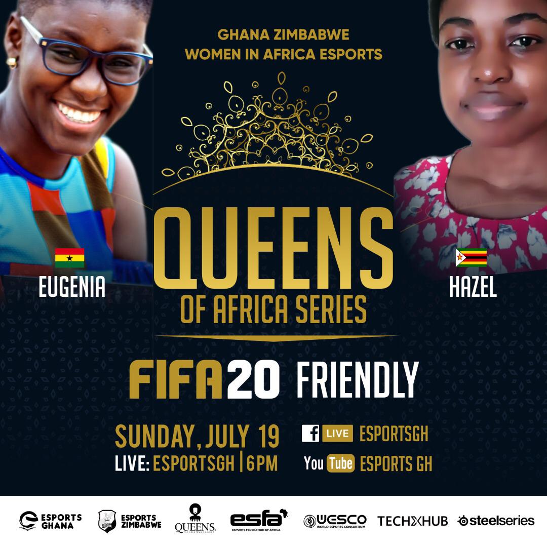 esportszimbabwe's tweet photo. ZIMBABWE πΏπΌ vs GHANA π¬π
An initiative to promote and showcase Female Inclusiveness in the development of #Esports In #Africa
WOMEN IN AFRICA ESPORTS INITIATIVE.
Queens of Africa Series | #QOAS
#AfricaLadyGamers #AfricaQueens #AfricaEsports #stopgenderbasedviolence https://t.co/JiY6y1GYei