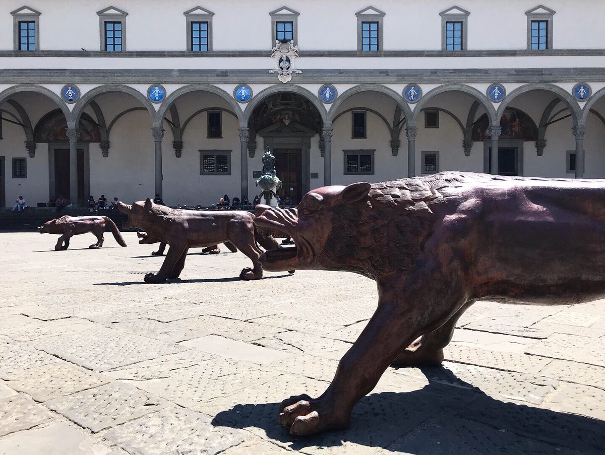 [Levento - Arte, News e Cultura] Arrivano a Firenze i lupi di #LiuRuowang !!!! In Piazza Pitti e Piazza Santissima Annunziata fino al 2 novembre 2020 !!!! levento.eu/2020/07/13/att…