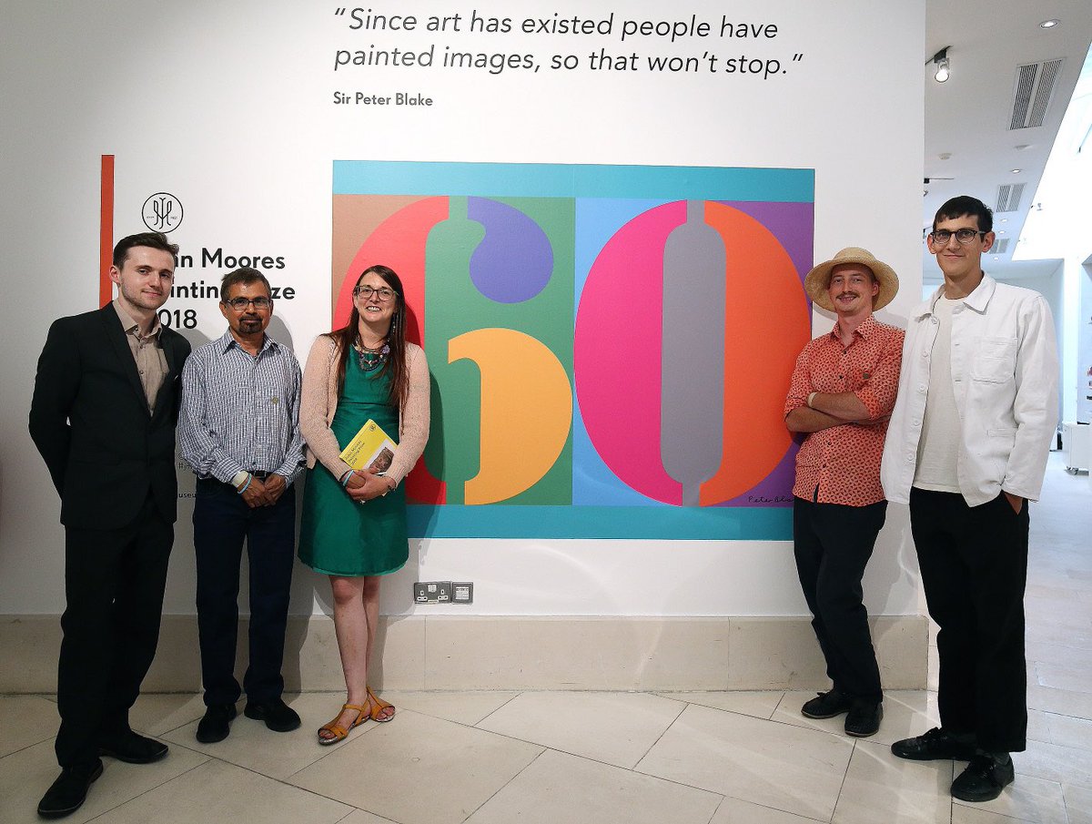 JMPaintingPrize's tweet photo. This time two years ago we opened #JMPP2018, won that year by #JacquiHallum. The other prizewinners were @shantipanchal, #BillyCrosby #TomHowse and #JosephORourke. Time flies! Onwards to #JMPP2021 (12 Feb - 27 June 2021) 😀 https://t.co/YkGua5CSRI
