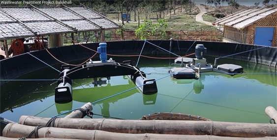 Proud to be a  part of this #WaterTreatment project, funded by #IFRC and designed &amp; built by say-ing.de . Our water storage tanks with bespoke liners are treating #FaecalSludge at Cox's Bazaar, for a cleaner, safer environment. Learn more at ow.ly/qPYz50AwAlL