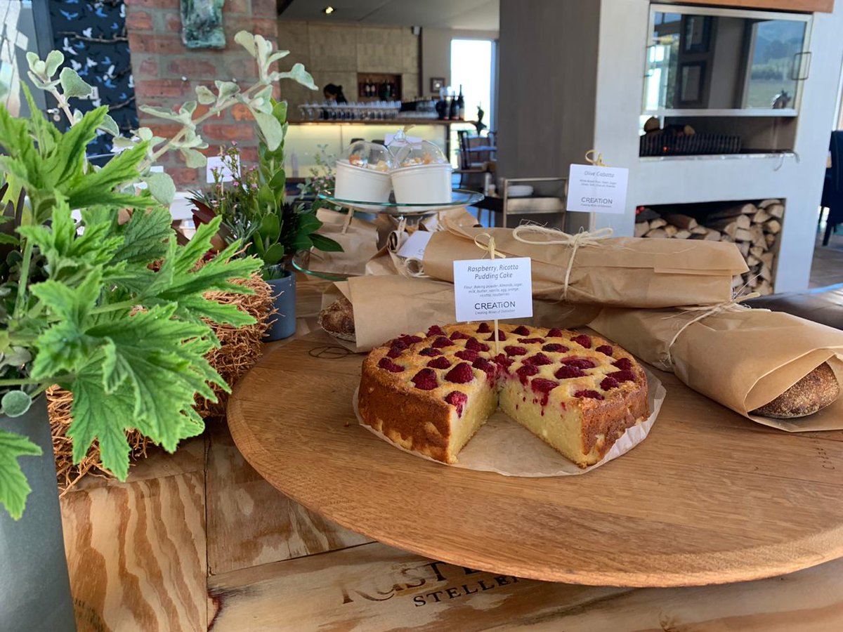 creationwines's tweet photo. Today is a Raspberry Ricotta Pudding Cake kind of day.😜 Pop in for a slice with a dollop of whipped Honey Cream! 🍰👌😋
Or you can order some online here: https://t.co/sCctJhv8Rn
#cocoontocreation #creationmetamorphosis #lovecreationwines #visithemelenaarde #supportlocal https://t.co/0cjHgSEZUG