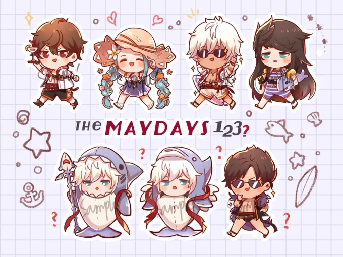 Also one of the charm set I really enjoyed making hahahsgkdgs 