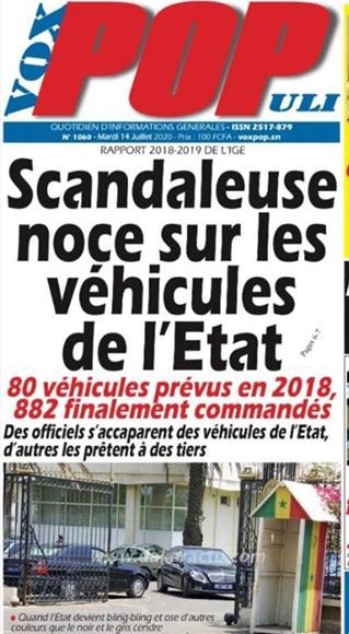 XibaarT's tweet photo. Des titres de la presse ce matin... https://t.co/frYHiqtWzP