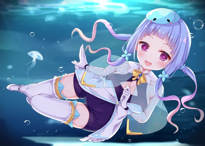 私がイラスト担当したクラゲモチーフの娘が販売開始してるみたいなので気になった方良かったらどうぞ! 