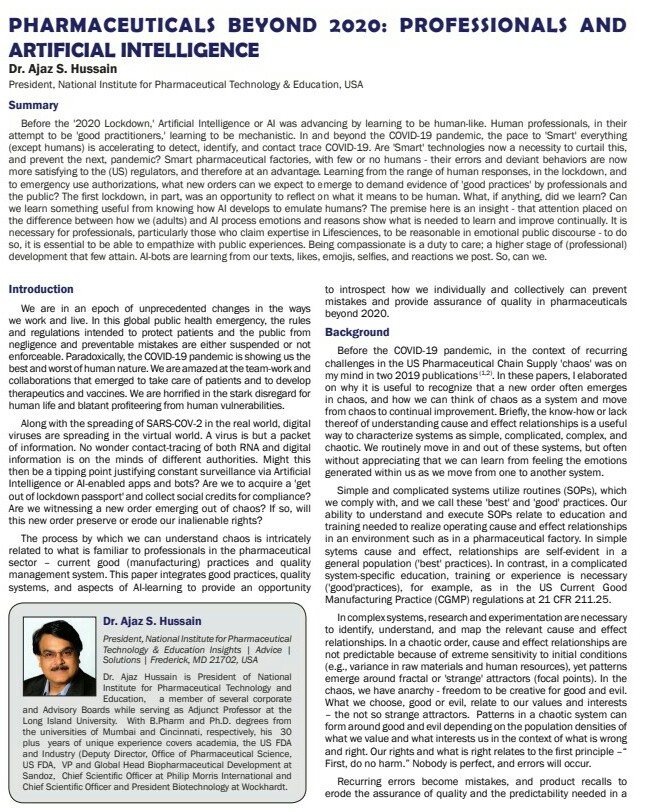 Pharma Times - IPA tweet media