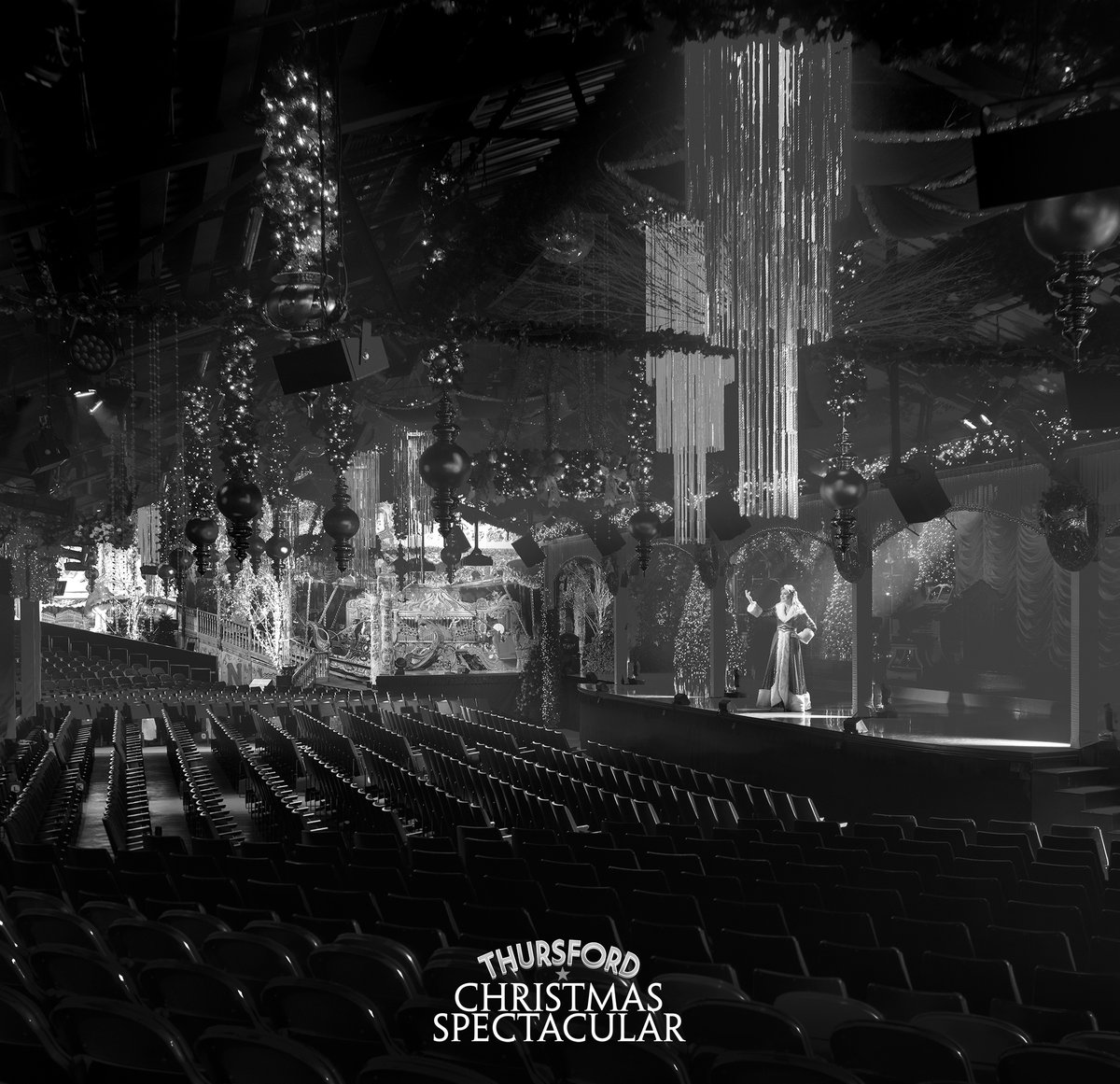 Thursford's tweet photo. Due to the continued uncertainty around when theatres can reopen and live performance can once again be staged, it has become necessary for #ThursfordChristmasSpectacular to postpone until 2021. https://t.co/heZvg8c3IH
