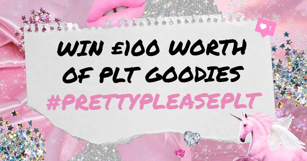 OfficialPLT's tweet photo. ✨ COMPETITION TIME ✨ Want to #WIN £100 worth of PLT goodies?! 💖🙌

•Retweet and use the hashtag #PrettyPleasePLT 🦄
•Make sure you are following us to #WIN 💸💕 https://t.co/zjfkWEyNbj