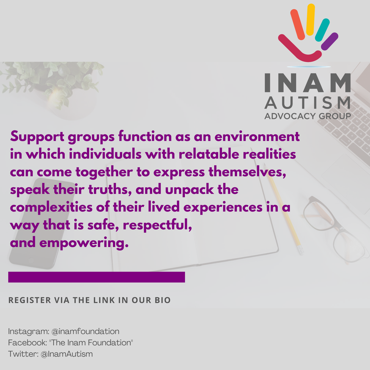 InamAutism's tweet photo. Click the link in our bio to register for our free and confidential virtual support group for parents and caregivers of people living with autism and related disorders
#VirtualSupportSessions
#AutismAdvocacy
#AutismAwareness
#InamAutismAdvocacyGroup
#AutismSouthAfrica https://t.co/PKsaIPVBz4