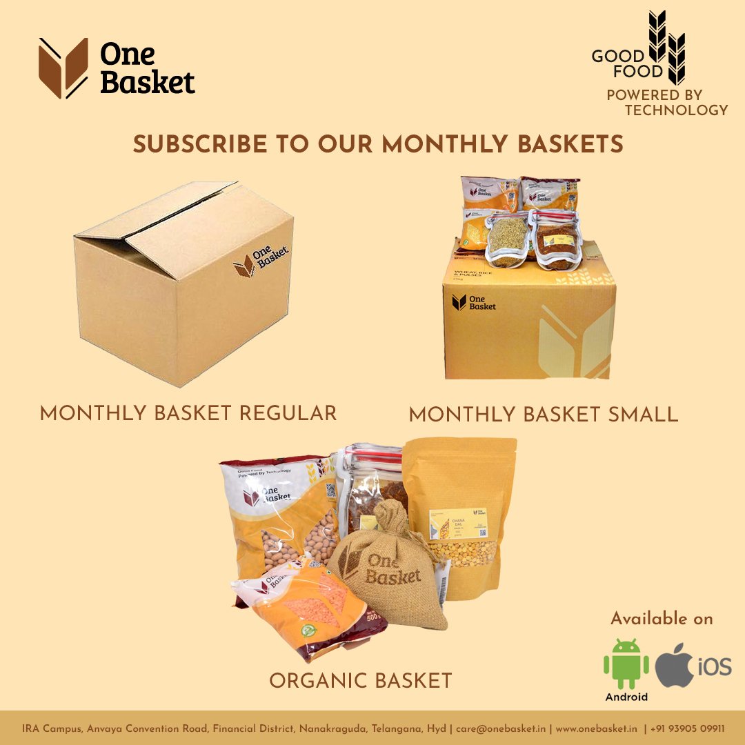 onebasket_IN's tweet photo. #OneBasket Provides You With Monthly Groceries at Affordable Prices.
You can Place an Order From our OneBasket Android & IOS App: https://t.co/0RzGSQJW4C
#daal #pulses #subcribe #monthlyessentials #monthlybox #monthlybasket #onlineshop #onlinestrore #ecommercestore #onebasket https://t.co/netehuguT0