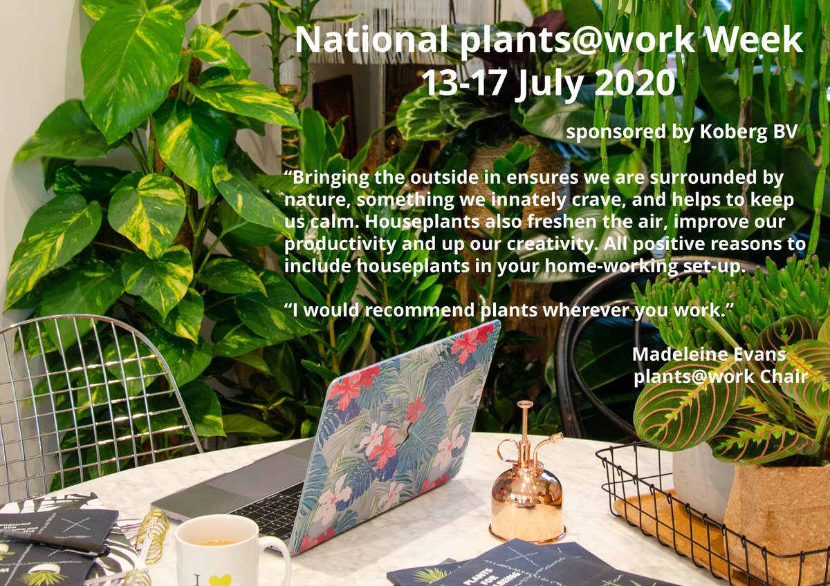 A statement from plants@work Chair Madeleine Evans of 
<a href="/TivoliGroupLtd/">Tivoli Group Ltd</a>  #plantsatworkweek