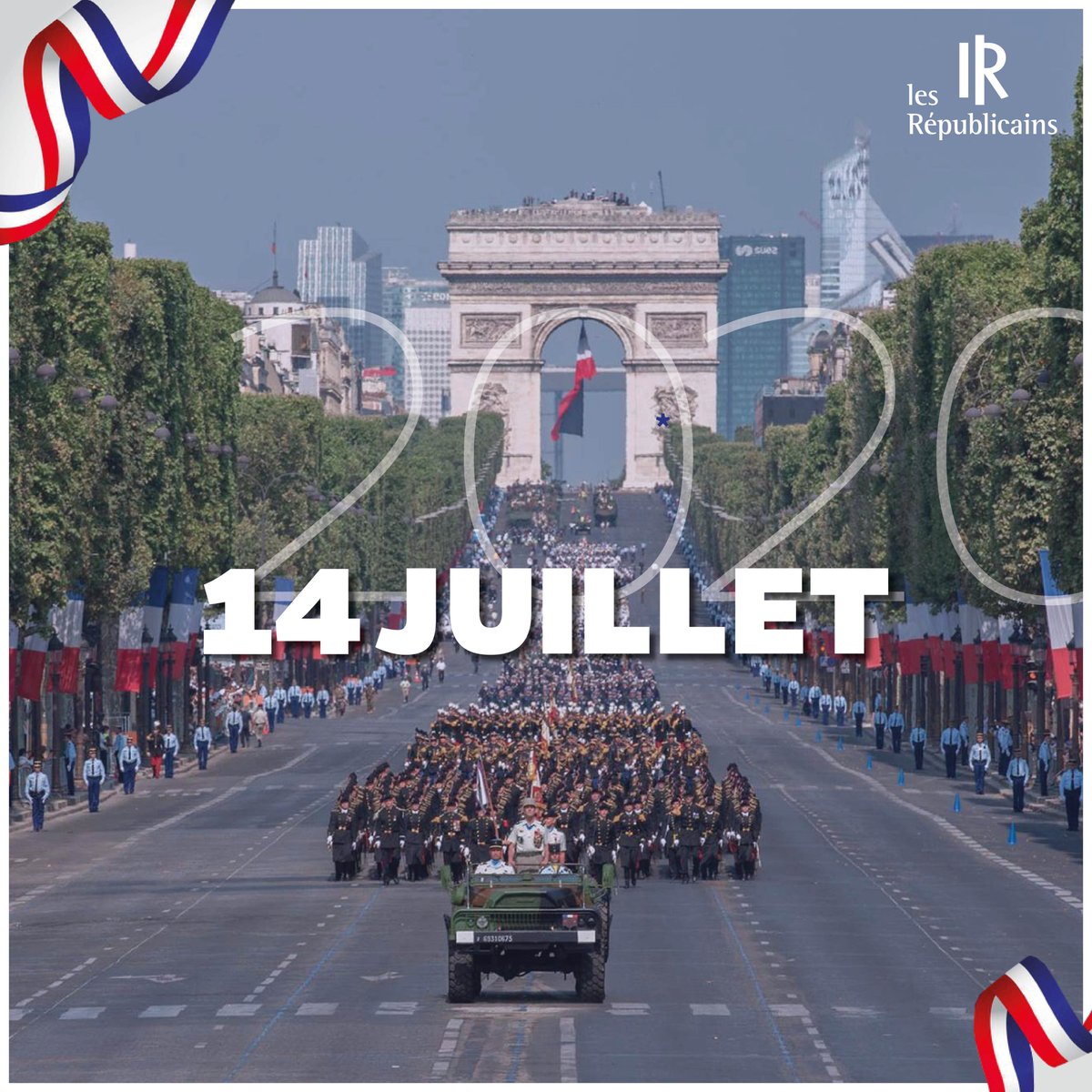 lesRepublicains's tweet image. 🇫🇷 En ce #14juillet, nous rendons hommage aux femmes et aux hommes de courage et d’engagement, aux personnels de santé et aux armées pour lesquels la valeur cardinale est le bien commun et la sécurité de tous.
Belle fête nationale à tous. Vive la France !🇫🇷 
#FeteNationale