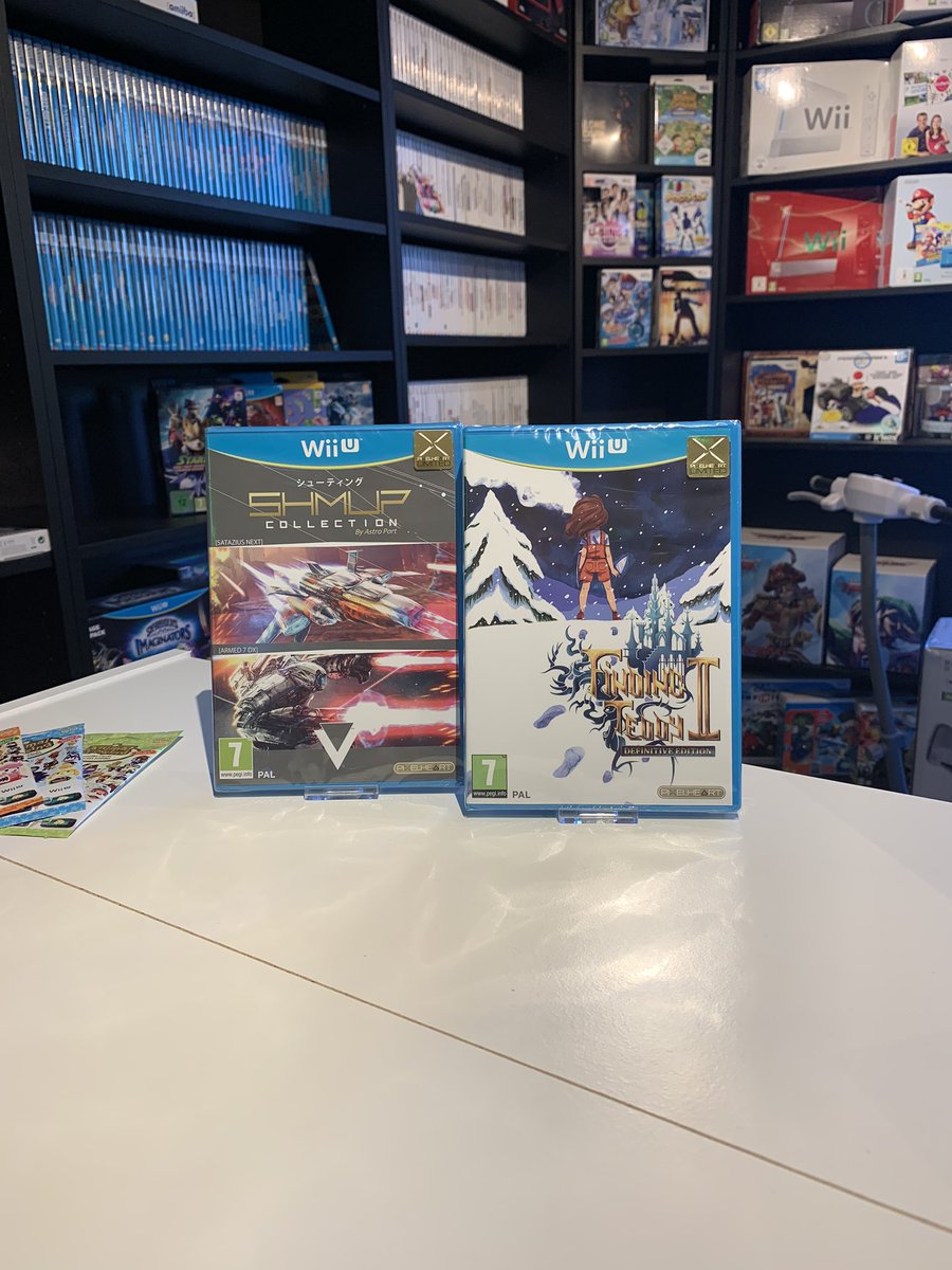 CollectorVault's tweet photo. New arrivals: Behold! The last 2 #pal #wiiu games that were made. #pixelheart #shmupcollection & #findingteddy2 entered the vault 🙏. Added #lemmings for the #zxspectrum and #ps4 #slain! What a game... #gamemuseum #gamecollectors #gamers #gameroom #retrogaming #nintendowiiu https://t.co/j6ub1TV5Zf