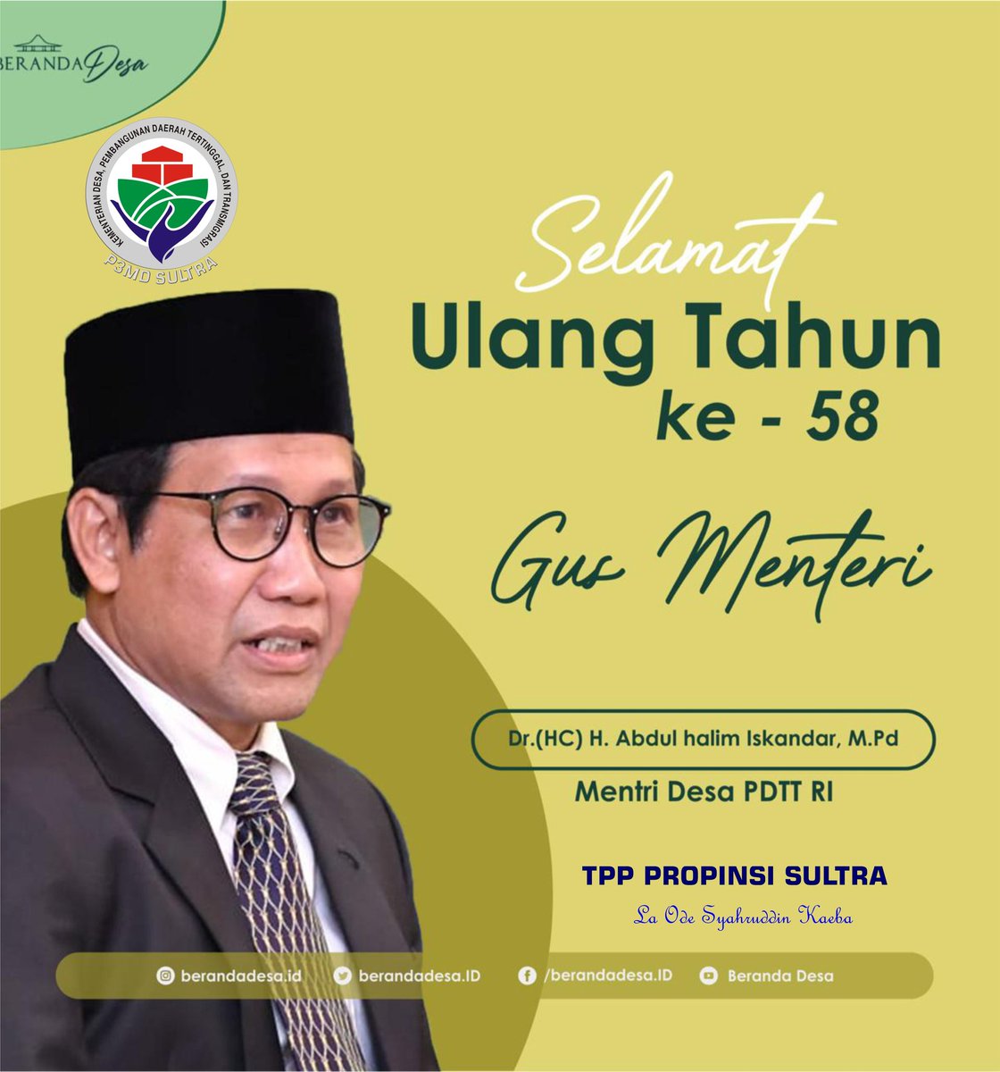 bakalhade's tweet photo. Ditegaskan bahwa pembangunan desa/inovasi desa hrs bertumpu pd akar budaya local. Begitu pula pemberlakuan Protokol Normal Baru Desa 
#Harlah58GusHalim
@jokowi  @halimiskandarnu @anwsanusi @malik_haramain @imansyukri @taufikmadjid71 @fachrilabalado @azzameldzikrie @tppkemendes https://t.co/DYt8pvSfGw