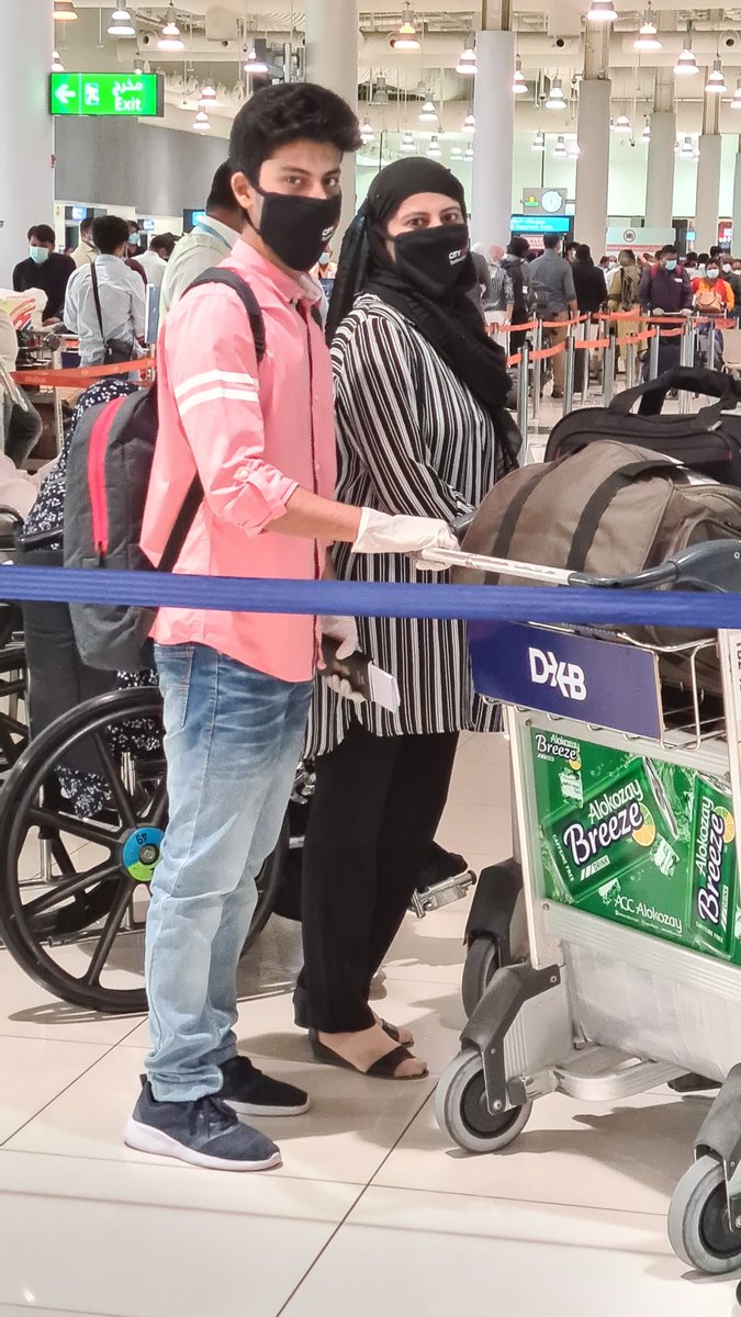 Sabina_Shaikh15's tweet photo. Alhumdulilah ...... proud moment for  all KOKAN COMMUNITY. Our stranded Kokni brothers and sisters boarded their flight back home to Mumbai from DxB to meet to their loved ones.Thank you everyone for your support and duas. All thanks @RahulTulpuleDXB @cityonetourism
@punitshah91 https://t.co/wqZ6rf8Jgv