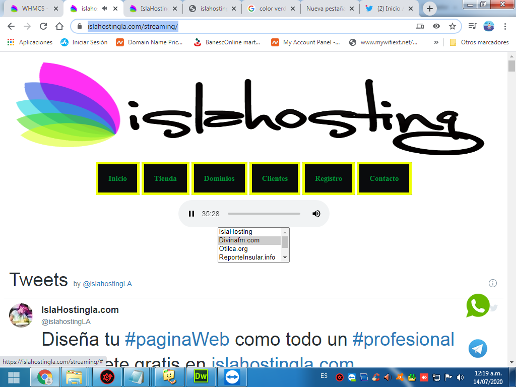 islahostingLA's tweet photo. Quieres Oír Buena Música ingresa en https://t.co/NfbXoTXRnn https://t.co/1FIkhlYFQ0
