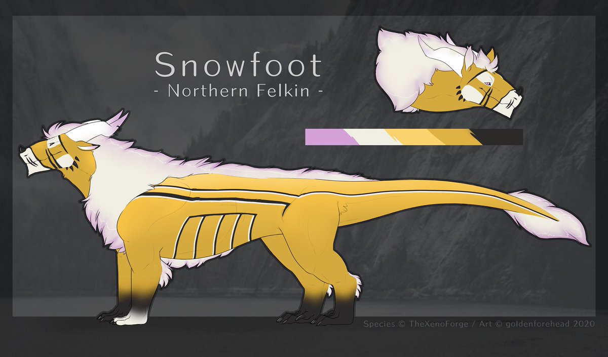 I got a reference sheet! Incredible art by <a href="/goldenforehead/">💙💙 goldenforehead 💙💙</a>!